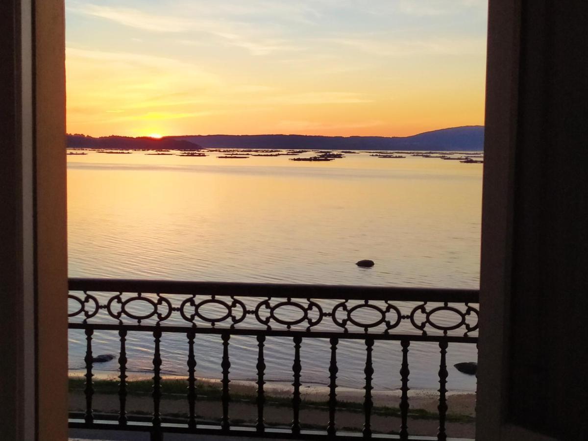 Bonito alojamiento con playa y jardín Vilanova de Arousa Exterior foto